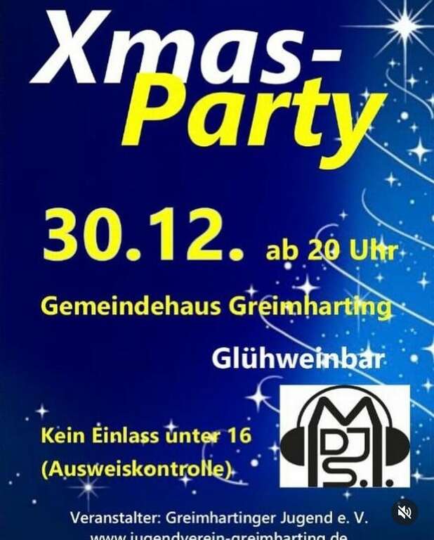 X-Mass-Party-Greimharting-Greimharting-bei-Rimsting-Jugendverein-Greimharting-2022-12-30