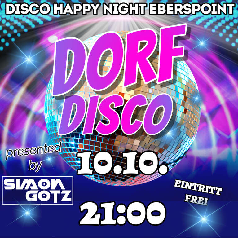 DORFDISCO-VeldenEberspoint-Disco-Happy-Night-2025-10-10