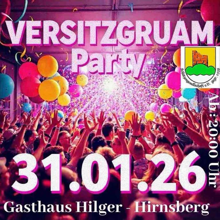 Versitzgruam-Party-im-Saal-Hirnsberg-B-Endorf-Oberbayern-SG-Hirnsberg-2026-01-31