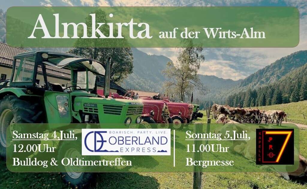 Almkirta-auf-da-Wirts-Alm-im-Jenbachtal-Bad-Feilnbach-Bulldog-Oldtimertreffen-2026-07-04
