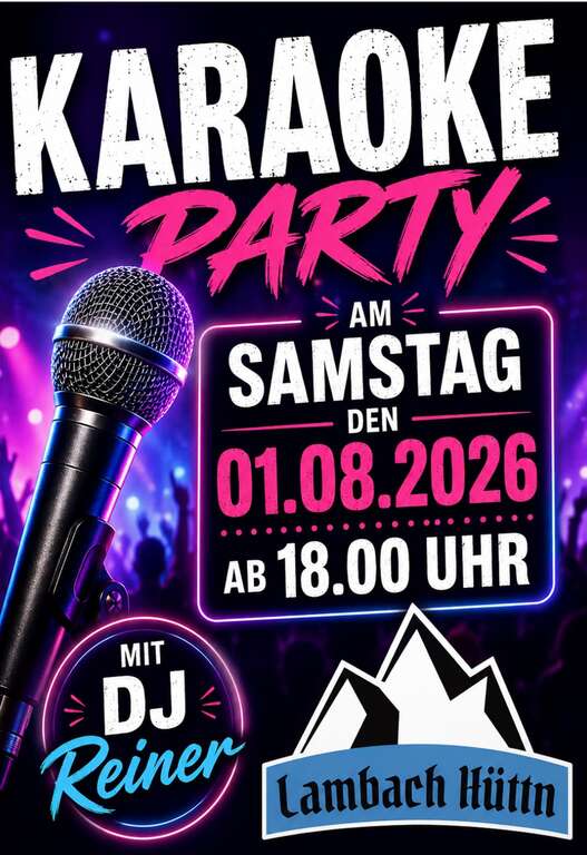 Karaoke-Lambach-Lambach-Huettn-2026-08-01