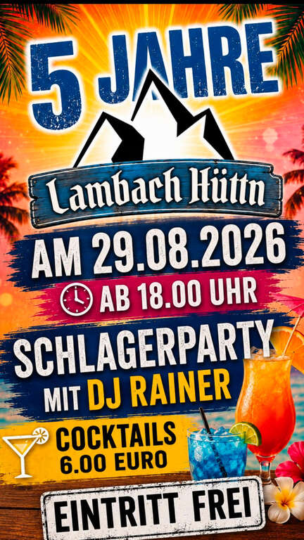 Schlagerparty-Lambach-Lambach-Huettn-2026-08-29