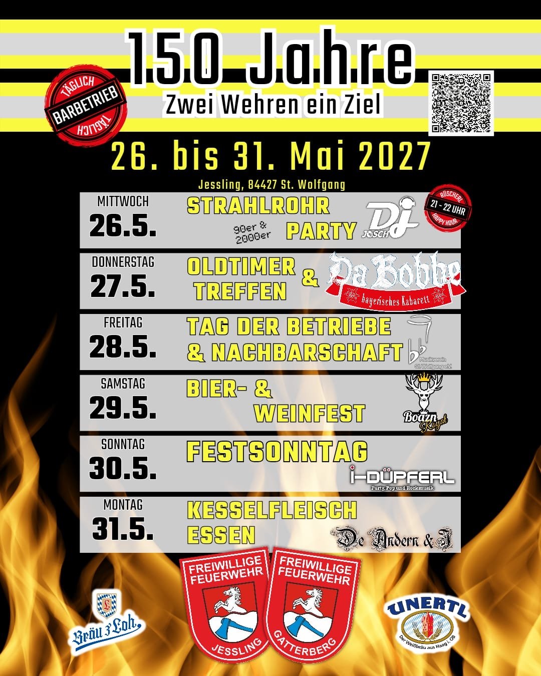 Zusatzbild 1: Festsonntag • 150 Jahre FFW Gatterberg und Jessling